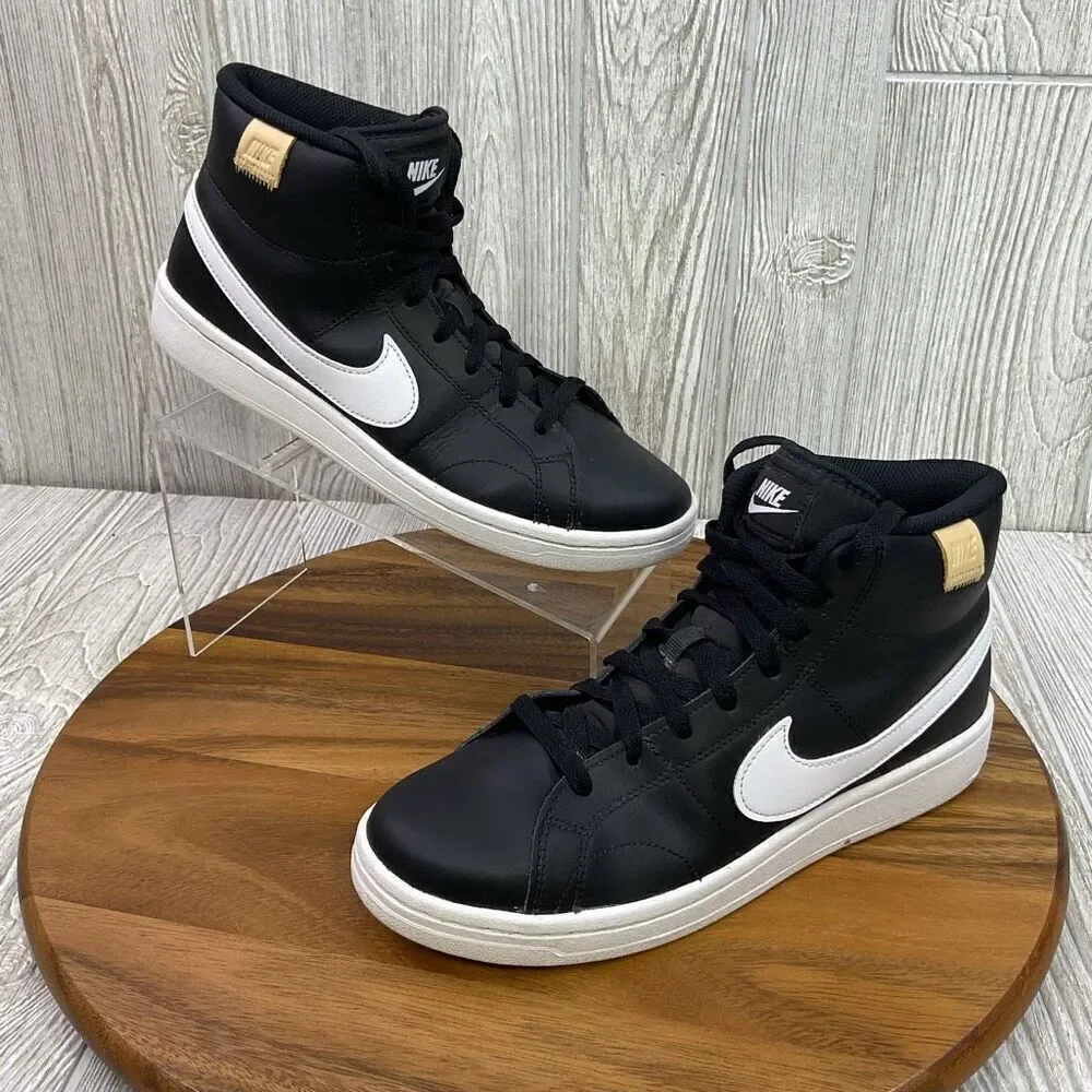 Nike Men's Size 9 Court Royale 2 Mid Rise Black Onyx 2020 Athletic Shoes